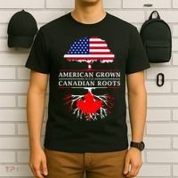 American Grown With Canadian Roots Canada T-Shirt thumb 6