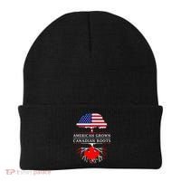 American Grown With Canadian Roots Canada Beanie thumb 0