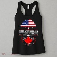 American Grown With Canadian Roots Canada Women's Tank Top thumb 3