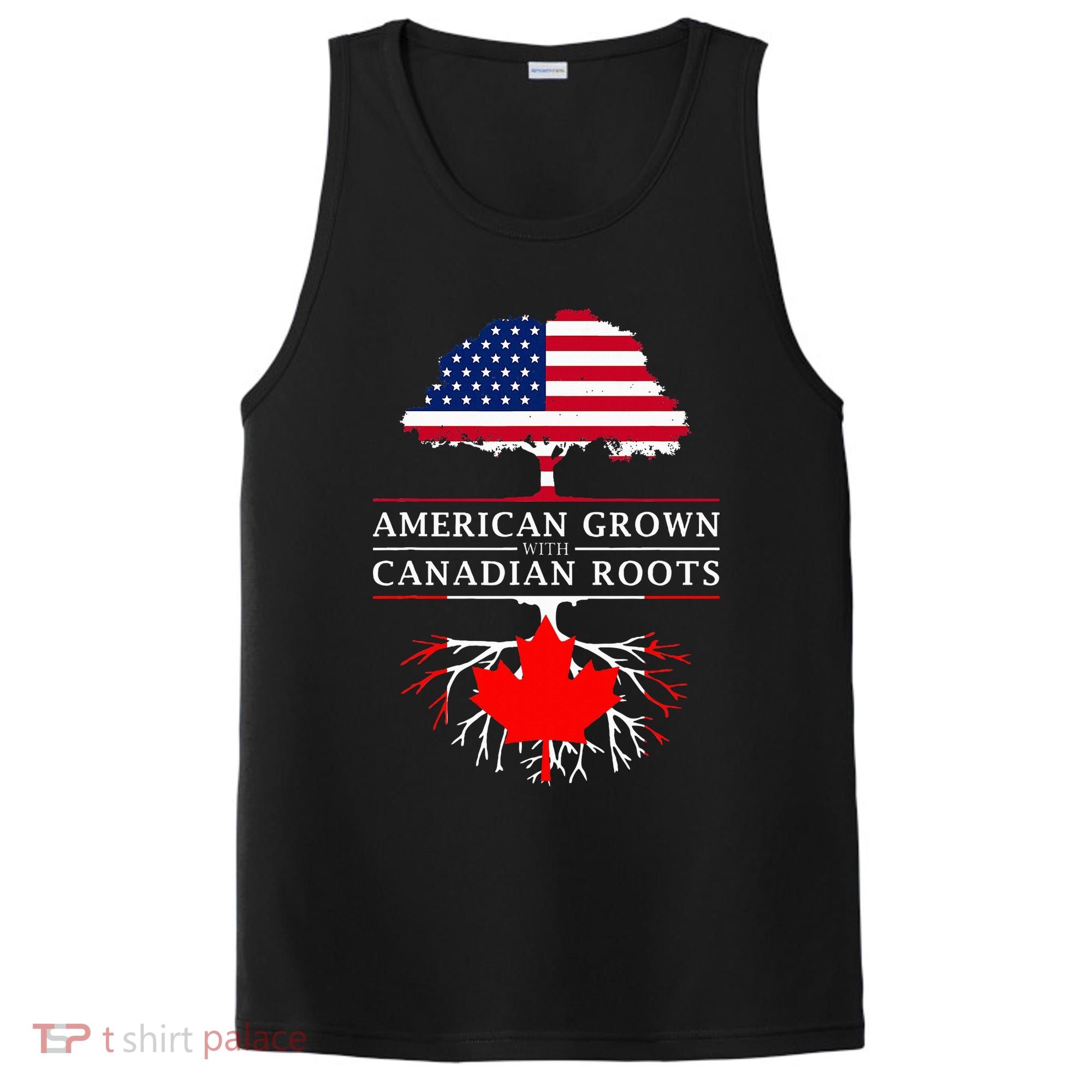 American Grown With Canadian Roots Canada PosiCharge Competitor Tank