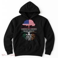 American Grown with Irish Roots Ireland Hoodie thumb 0