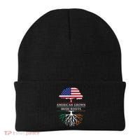 American Grown with Irish Roots Ireland Beanie thumb 0