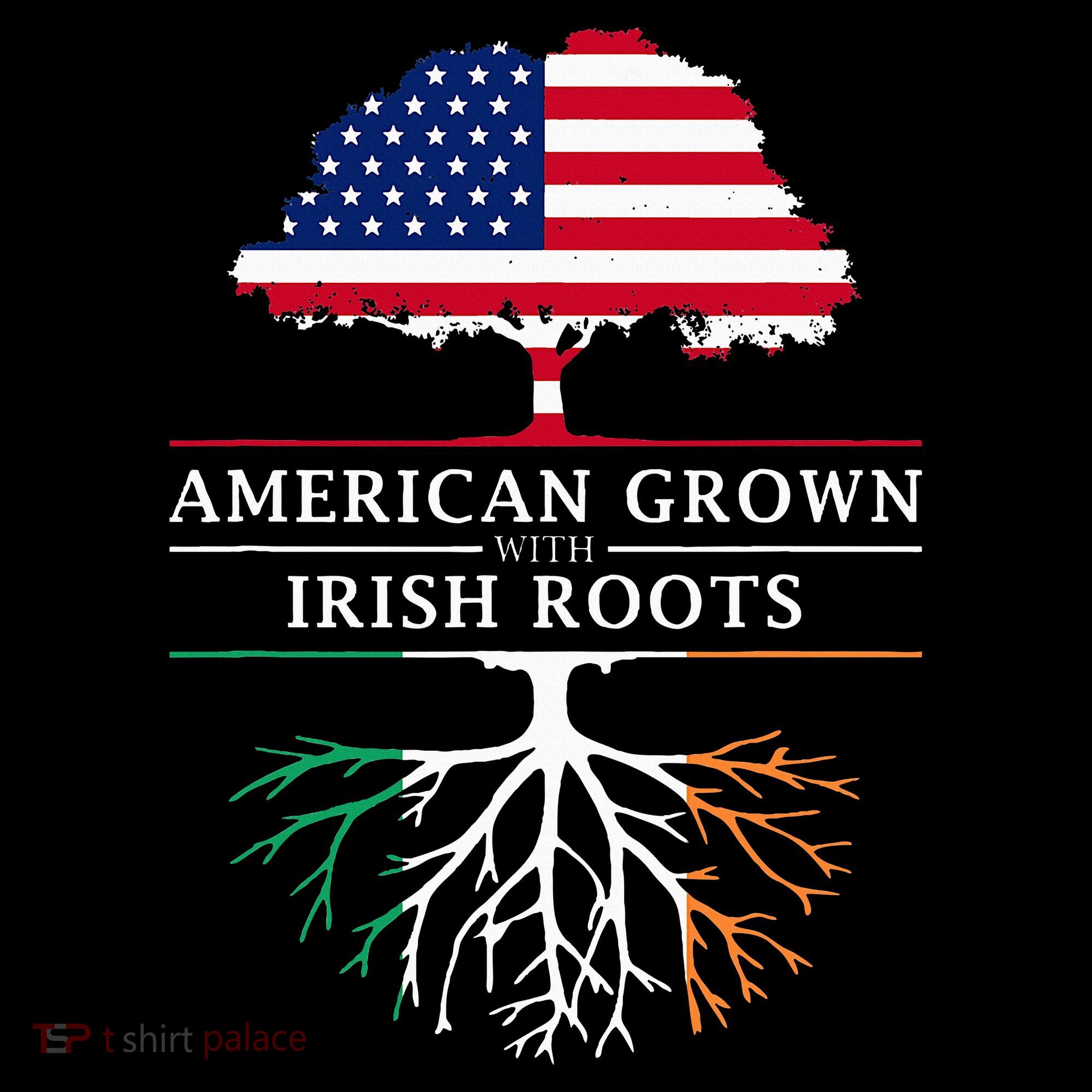 American Grown with Irish Roots Ireland Women's Hoodie