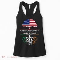 American Grown with Irish Roots Ireland Women's Tank Top thumb 0