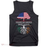 American Grown with Irish Roots Ireland Tank Top thumb 0