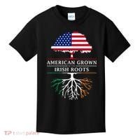 American Grown with Irish Roots Ireland Kids T-Shirt thumb 0
