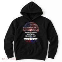 American Grown With Mexican Salvadoran Roots Hoodie thumb 0