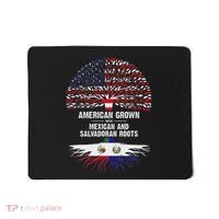 American Grown With Mexican Salvadoran Roots Mousepad thumb 0