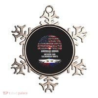 American Grown With Mexican Salvadoran Roots Ornament thumb 0