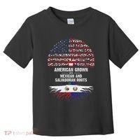 American Grown With Mexican Salvadoran Roots Toddler T-Shirt thumb 0