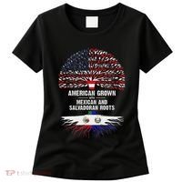 American Grown With Mexican Salvadoran Roots Women's T-Shirt thumb 0