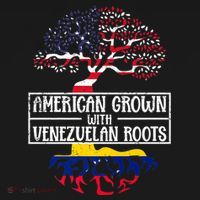American Grown With Venezuelan Roots Usa Flag Venezuela Sweatshirt thumb 3