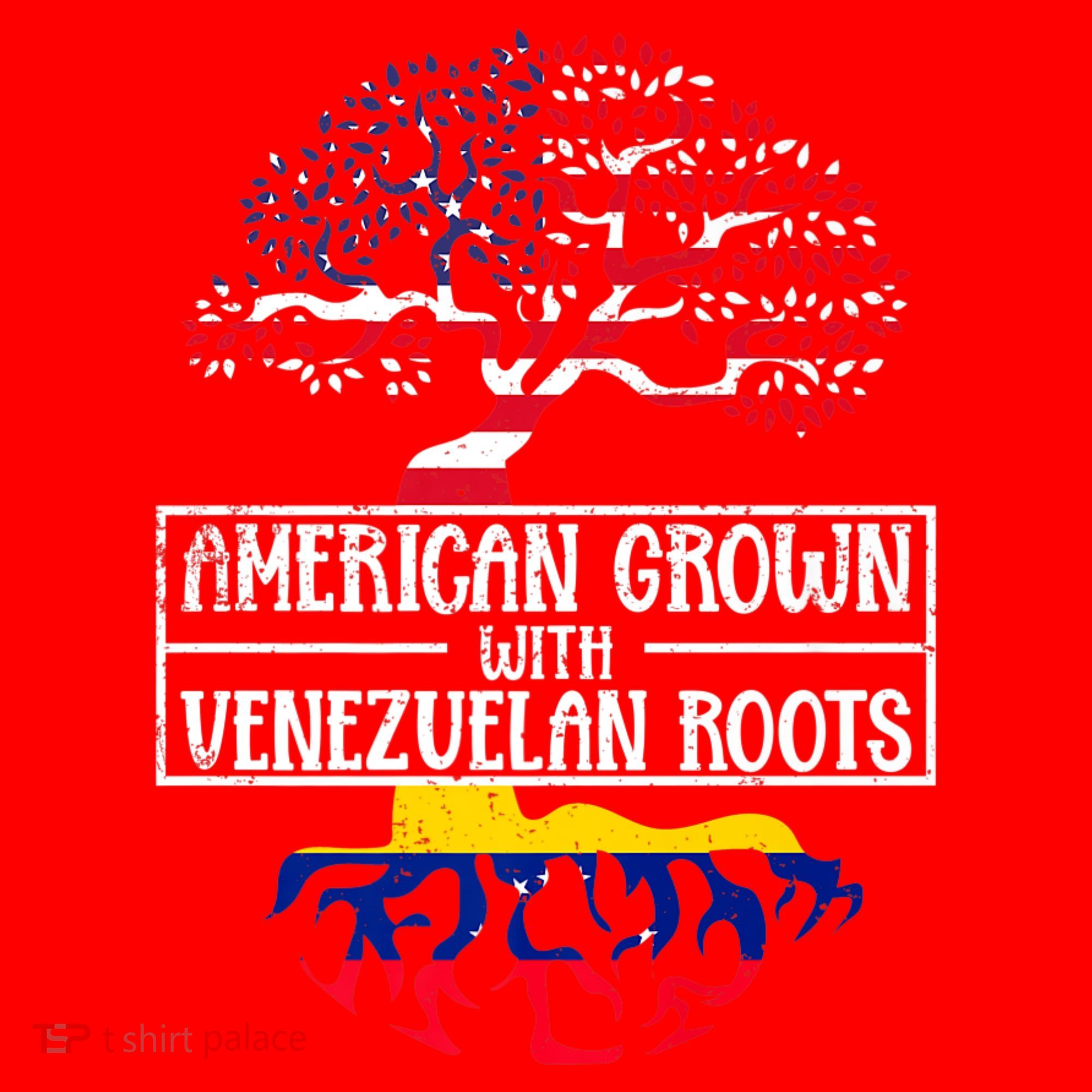 American Grown With Venezuelan Roots Usa Flag Venezuela Santa Hat