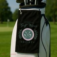 Abandoned Golf Wives Society Gift Golf Towel thumb 2
