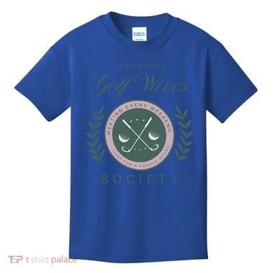 Abandoned Golf Wives Society Gift Kids T-Shirt