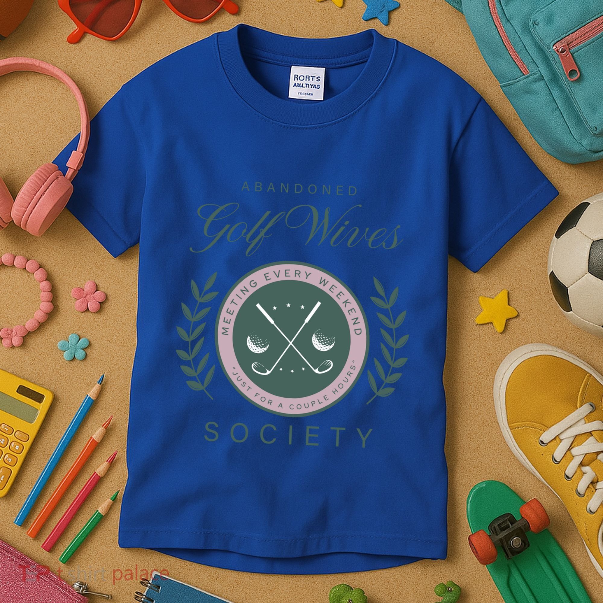 Abandoned Golf Wives Society Gift Kids T-Shirt