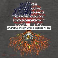 American Grown With Cherokee Roots Tribe Native American Hoodie thumb 2