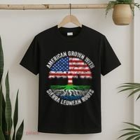American Grown With Sierra Leonean Roots Sierra Leone Flag T-Shirt thumb 2
