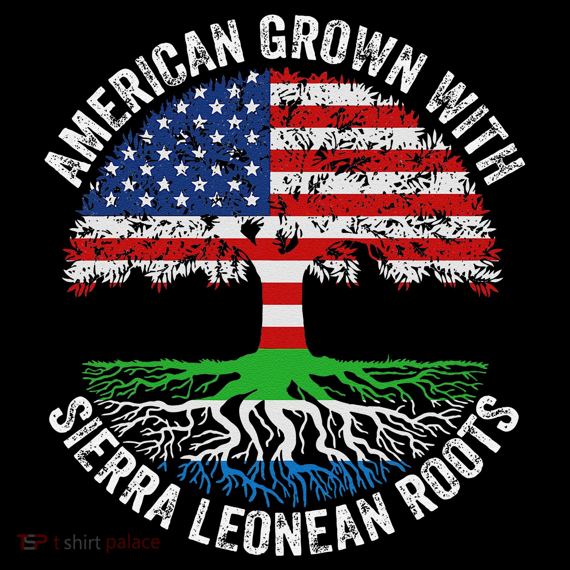 American Grown With Sierra Leonean Roots Sierra Leone Flag Coffee Mug