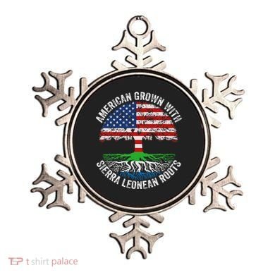 American Grown With Sierra Leonean Roots Sierra Leone Flag Ornament