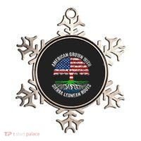 American Grown With Sierra Leonean Roots Sierra Leone Flag Ornament thumb 0