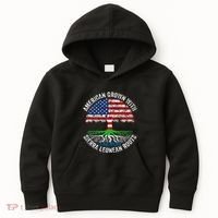 American Grown With Sierra Leonean Roots Sierra Leone Flag Kids Hoodie thumb 0