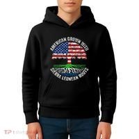 American Grown With Sierra Leonean Roots Sierra Leone Flag Kids Hoodie thumb 4