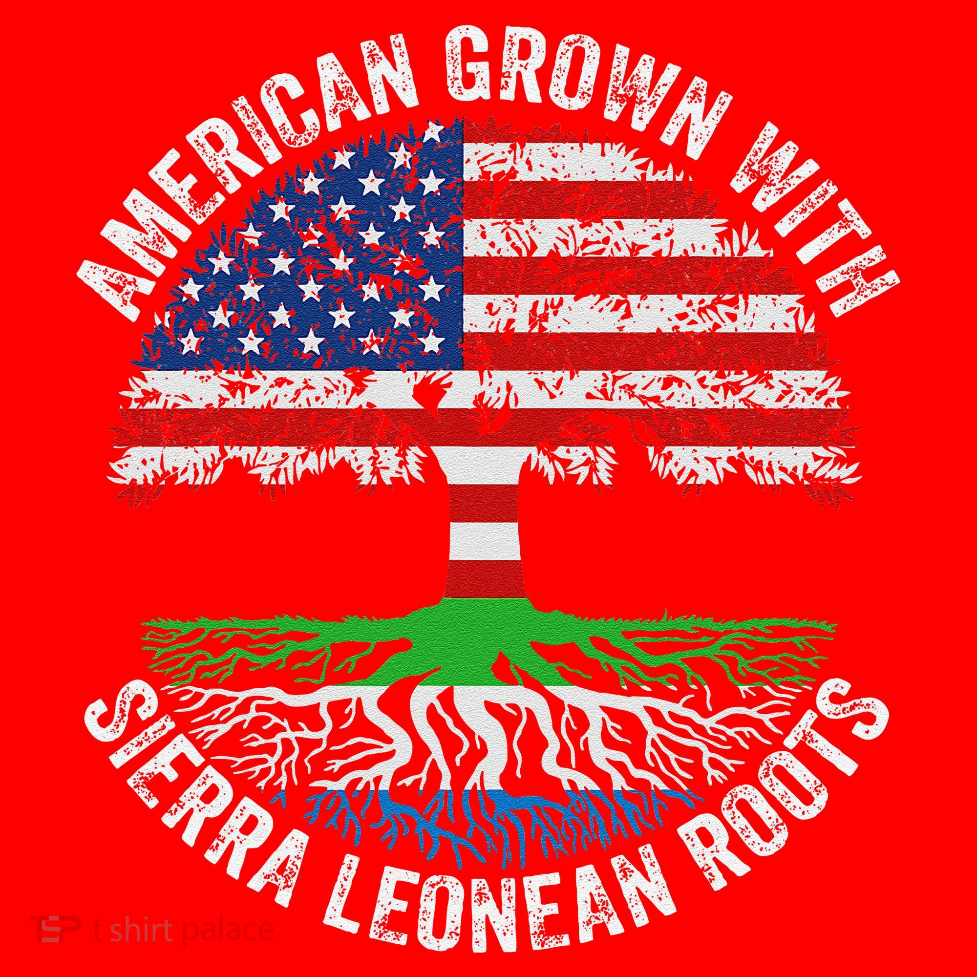 American Grown With Sierra Leonean Roots Sierra Leone Flag Santa Hat