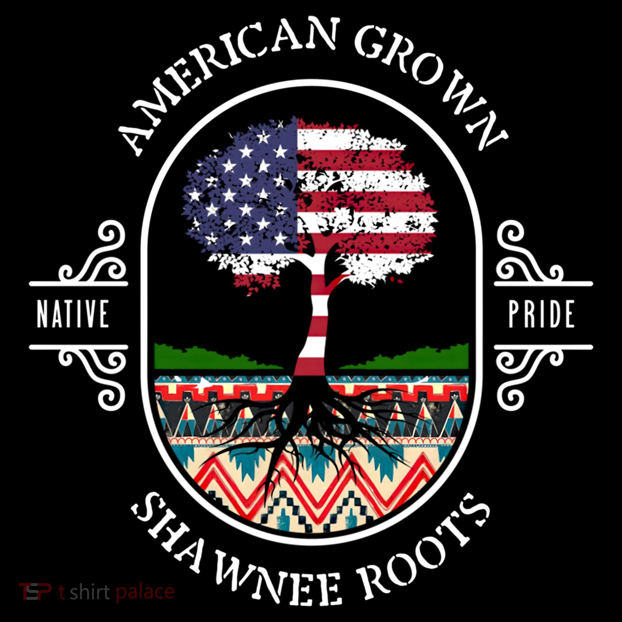 American Grown With Shawnee Tribe Roots Native Indian Pride Cool Gift Coffee Mug