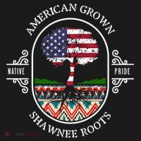 American Grown With Shawnee Tribe Roots Native Indian Pride Cool Gift Women's Hoodie thumb 2