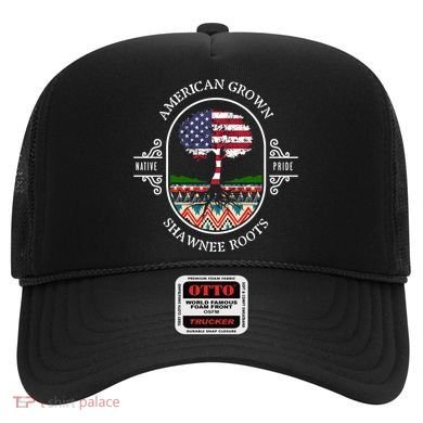 American Grown With Shawnee Tribe Roots Native Indian Pride Cool Gift Hat