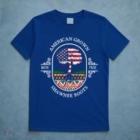 American Grown With Shawnee Tribe Roots Native Indian Pride Cool Gift T-Shirt thumb 5