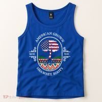 American Grown With Shawnee Tribe Roots Native Indian Pride Cool Gift Tank Top thumb 2