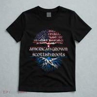 American Grown with Scottish Roots Scotland Pride Heritage T-Shirt thumb 5