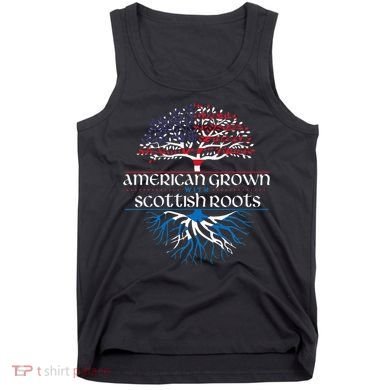 American Grown with Scottish Roots Scotland Pride Heritage Tank Top