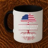 American Grown With Latvian Roots Gift Latvia Meaningful Gift Coffee Mug thumb 2