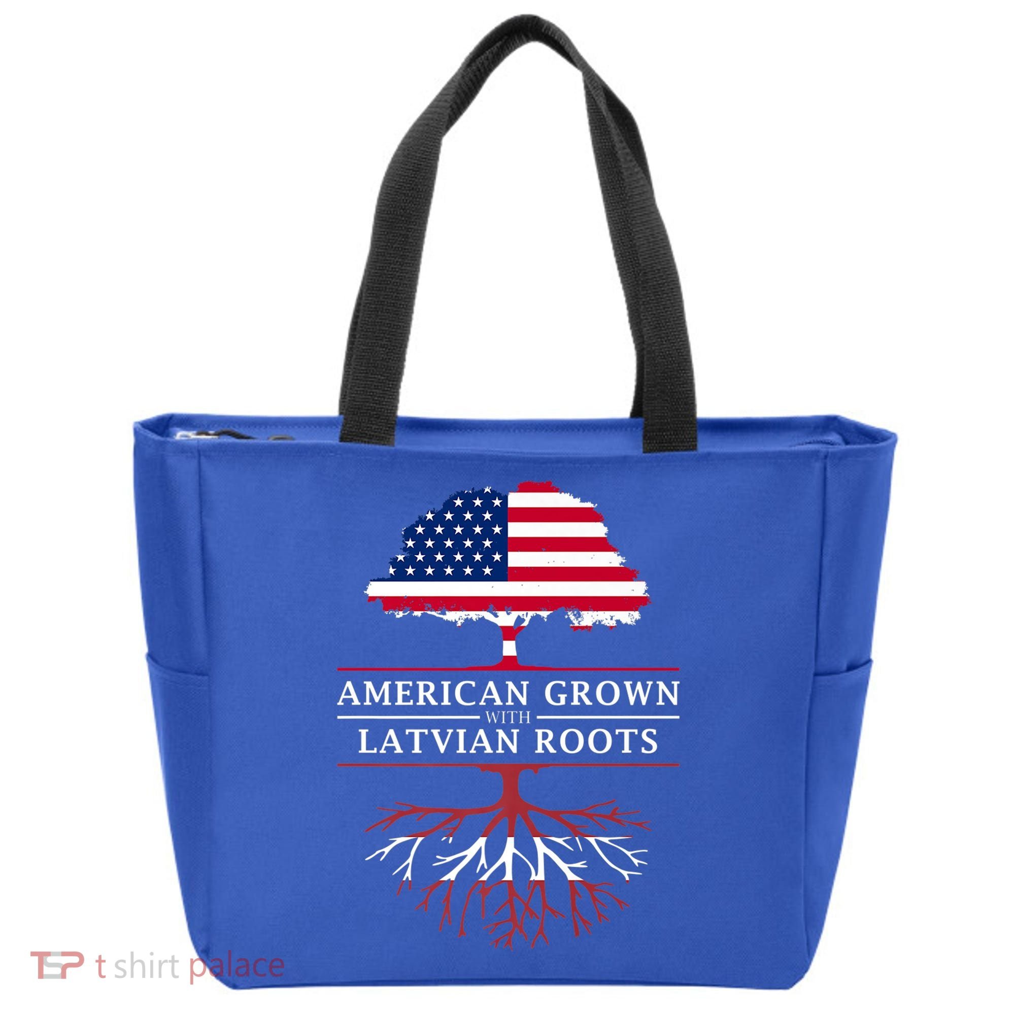 American Grown With Latvian Roots Gift Latvia Meaningful Gift Tote Bag