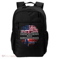 American Grown With Norwegian Roots Gift Backpack thumb 0