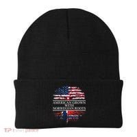 American Grown With Norwegian Roots Gift Beanie thumb 0