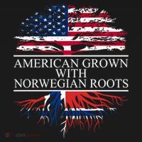 American Grown With Norwegian Roots Gift Women's Hoodie thumb 2