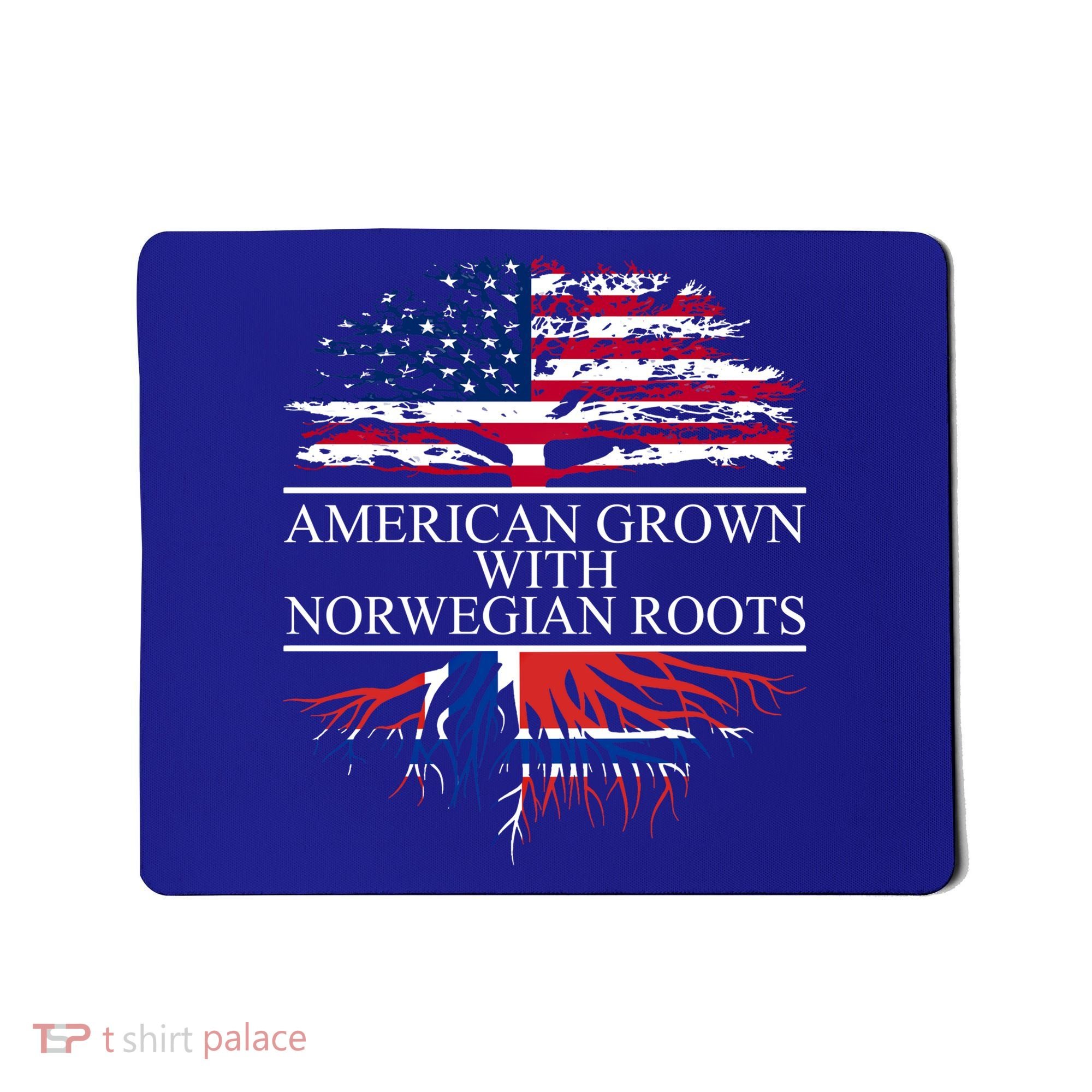 American Grown With Norwegian Roots Gift Mousepad