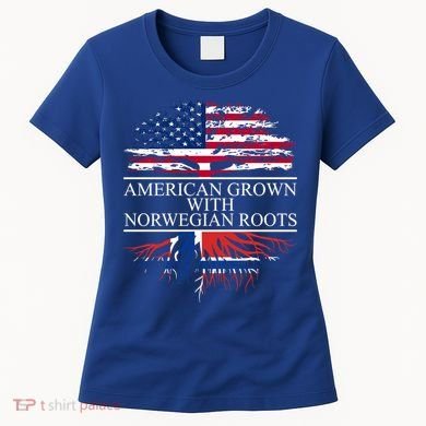 American Grown With Norwegian Roots Gift Women's T-Shirt