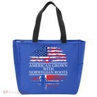 American Grown With Norwegian Roots Gift Tote Bag thumb 0