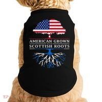American Grown With Scottish Roots Scotland Doggie Tank thumb 0