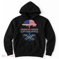 American Grown With Scottish Roots Scotland Hoodie thumb 0