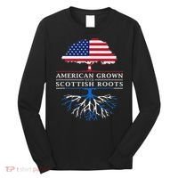 American Grown With Scottish Roots Scotland Long Sleeve Shirt thumb 0