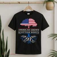American Grown With Scottish Roots Scotland T-Shirt thumb 2