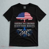 American Grown With Scottish Roots Scotland T-Shirt thumb 5