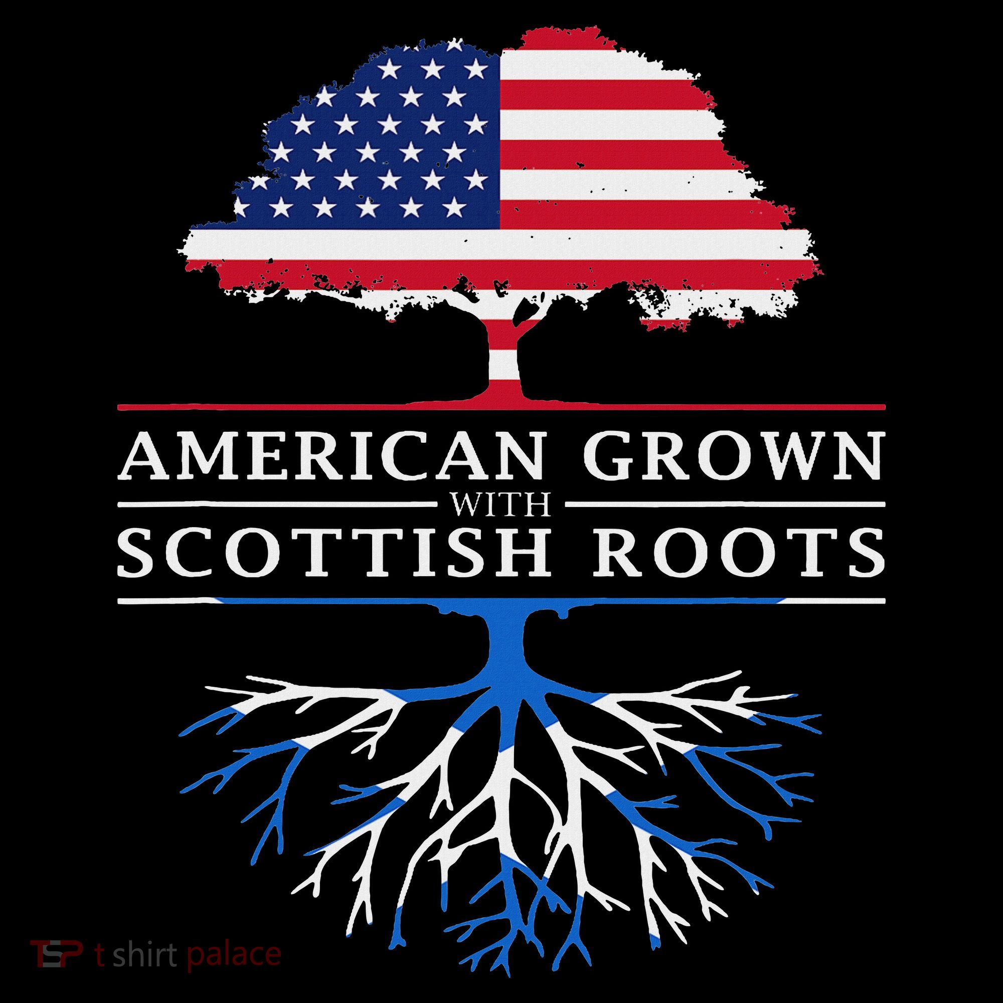 American Grown With Scottish Roots Scotland Women's Hoodie