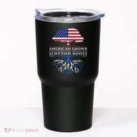 American Grown With Scottish Roots Scotland Tumbler thumb 0